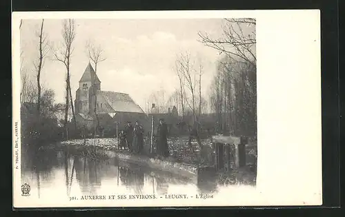 AK Leugny, Auxerre et ses Environs, L'Eglise