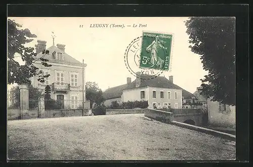 AK Leugny, Vue et le Pont