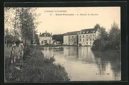 AK Saint-Florentin, Le Moulin de Montléu