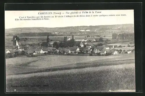 AK Vareilles, Vue générale et Vallée de la Vanne