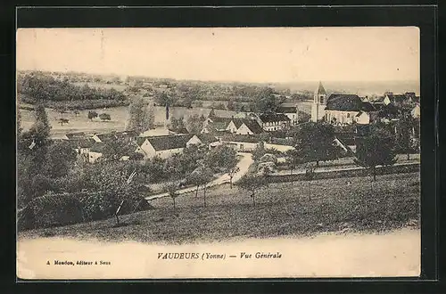 AK Vaudeurs, Vue Générale, Gesamtansicht der Ortschaft