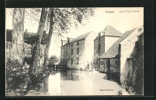AK Toucy, Ile et Vieux Moulin