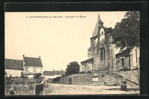 AK Saint-Germain-des-Champs, Quartier de l`Église