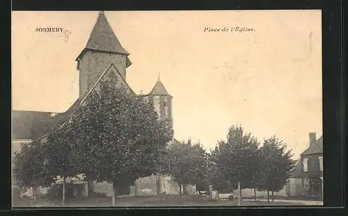 AK Sormery, Place de l`Église