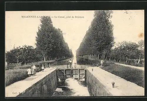 AK Laroche-Migennes, Le Canal, coté de Brienon