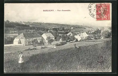 AK Subligny, Vue d`ensemble, Ortsansicht