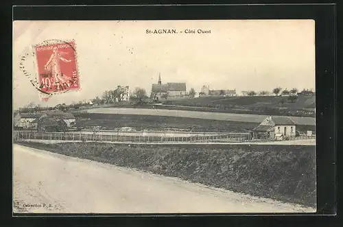 AK Saint-Agnan, Coté Ouest, Ortsansicht