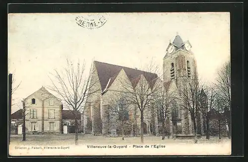 AK Villeneuve-la-Guyard, Place de l`Eglise