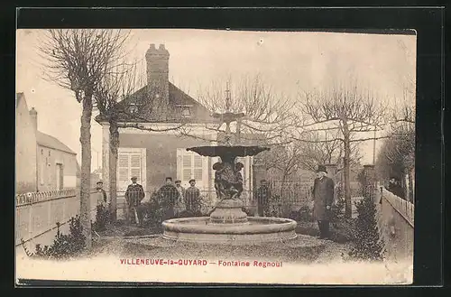 AK Villeneuve-la-Guyard, Fontaine Regnoul