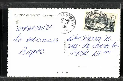AK Villiers-Saint-Benoit, La Ronce