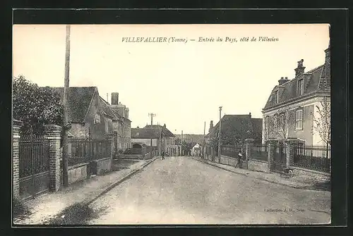 AK Villevallier, Entrée du Pays, Côté de Villecien