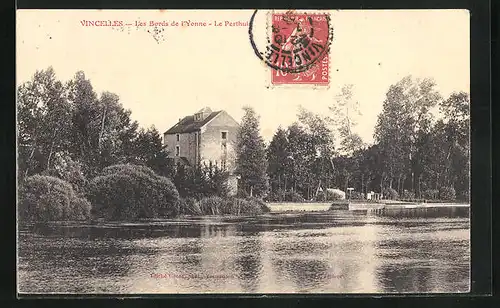 AK Vincelles, Les Bords de l`Yonne - Le Perthuis