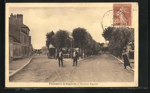AK Villeneuve-la-Guyard, Fontaine Regnoul