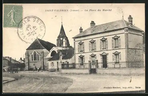 AK Saint-Valérien, La Place du Marché