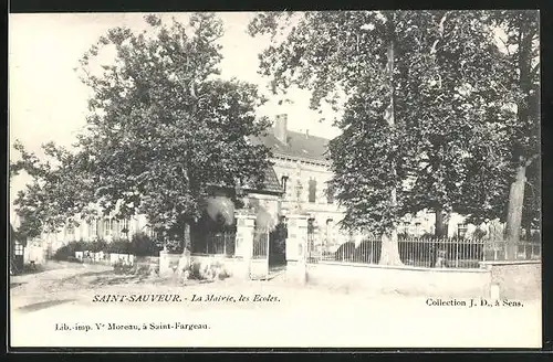 AK Saint-Sauveur, La Mairie, Les Ecoles