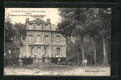 AK St-Maurice-aux-Riches-Hommes, Le Château de Villeneuve-aux-Riches-Hommes