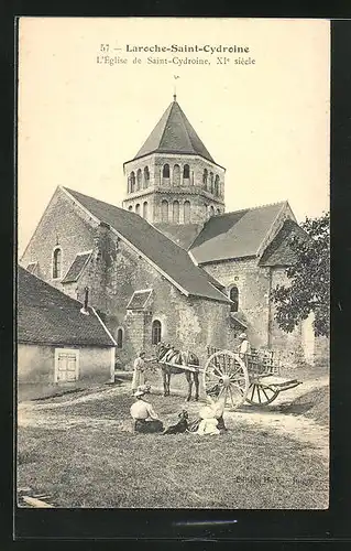 AK Saint-Cydroine, L`Eglise