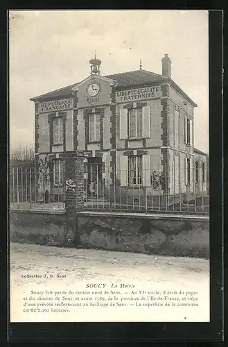 AK Soucy, vue et la Mairie