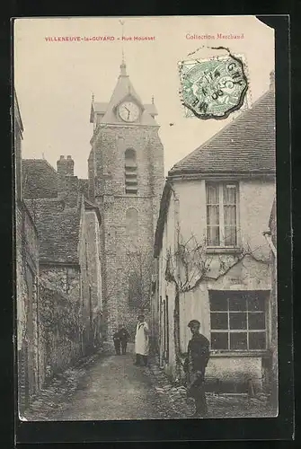 AK Villeneuve-la-Guyard, Rue Housset, l'Eglise