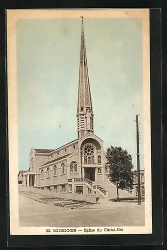 AK Migennes, Eglise du Christi Roi