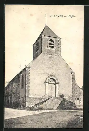 AK Villemer, vue et l'Eglise