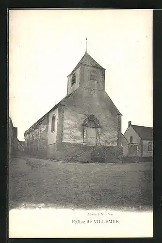 AK Villemer, vue et Eglise