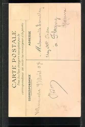 AK Villemanoche, Rue et l'Eglise