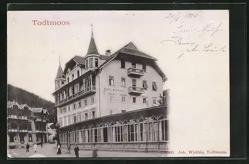 AK Todtmoos, Ansicht vom Hotel Kurhaus