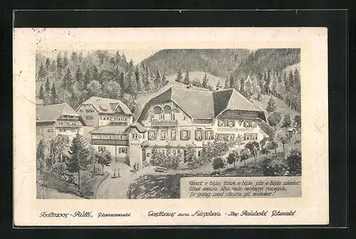 AK Todtmoos, Gasthaus zum Hirschen von Reinhold Schwald