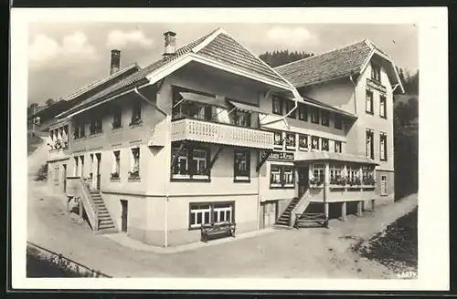 AK Todtmoos, Hotel Krone von Josef Götte