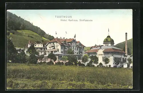 AK Todtmoos, Hotel Kurhaus, Südfassade