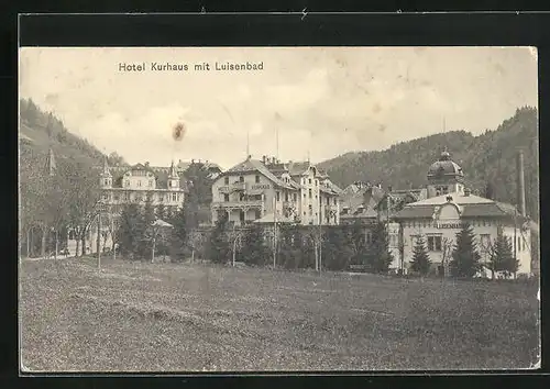 AK Todtmoos, Hotel Kurhaus mit Luisenbad