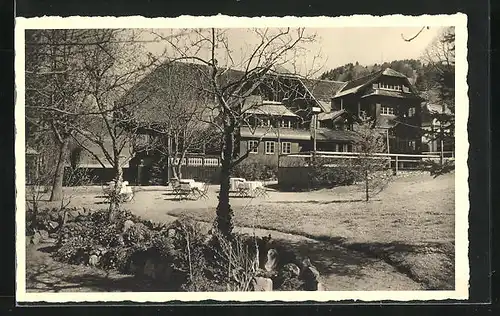 AK Todtmoos, Hotel Schwarzwaldhaus der Geschw. Schmidt, Stammhaus