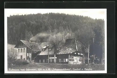 AK Todtmoos, Gasthof und Pension Schwarzwaldhaus