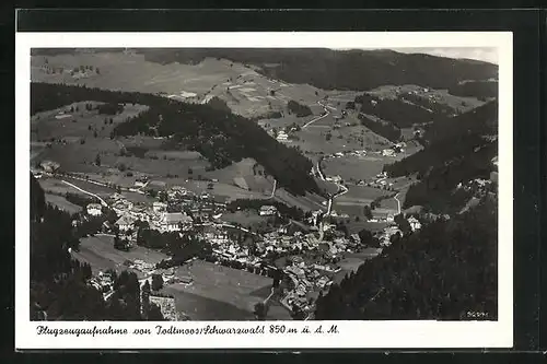 AK Todtmoos / bad. Schwarzw., Gesamtansicht vom Flugzeug aus