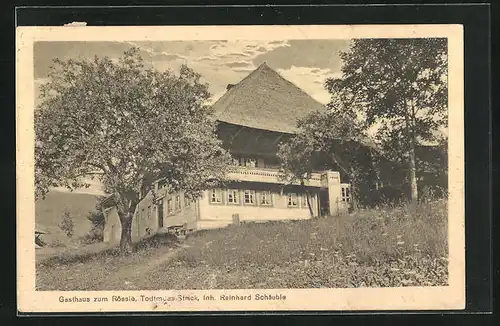 AK Todtmoos-Strick / bad. Schwarzw., Gasthaus zum Rössle