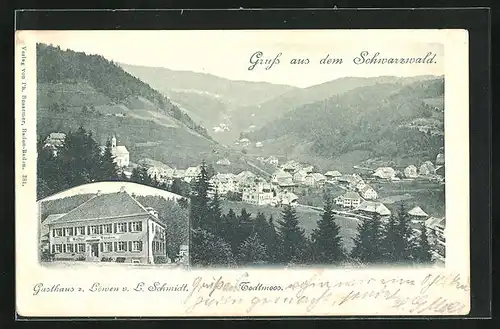 AK Todtmoos / bad. Schwarzw., Gasthaus z. Löwen, Teilansicht