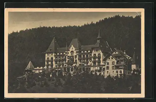 AK Todtmoos / bad. Schwarzw., Hotel-Sanatorium Wehrawald