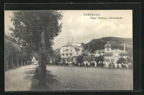 AK Todtmoos, Hotel Kurhaus, Südfassade