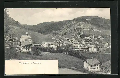 AK Todtmoos, Panorama von Westen gesehen