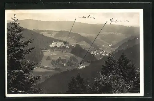 AK Todtmoos, Panoramablick vom Berg