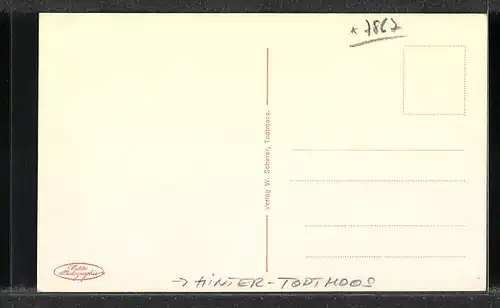 AK Hinter-Todtmoos, Totale mit Gebirge