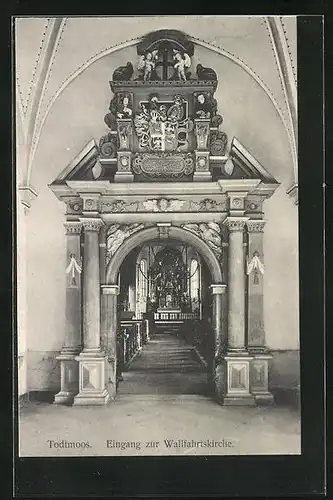 AK Todtmoos, Eingangsportal zur Wallfahrtskirche