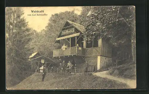 AK Calw / Schwarzwald, Waldcafe von Carl Schnauffer