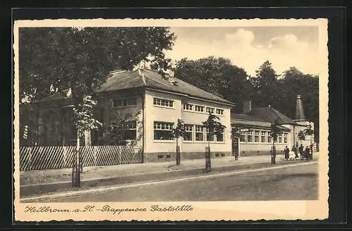 AK Heilbronn a. N., Ansicht vom Trappensee-Gasthaus