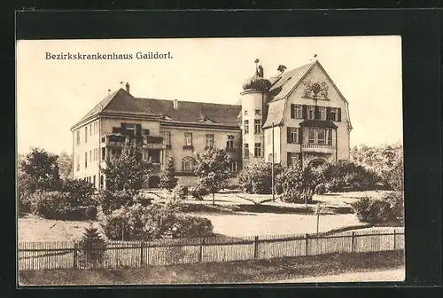 AK Gaildorf, Ansicht vom Bezirkskrankenhaus