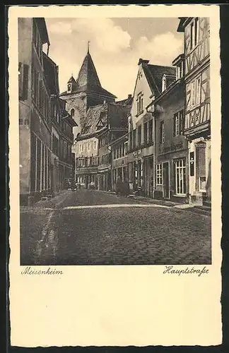 AK Meisenheim, Blick in die Hauptstrasse