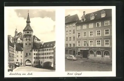 AK Landsberg am Lech, Hotel Goggl