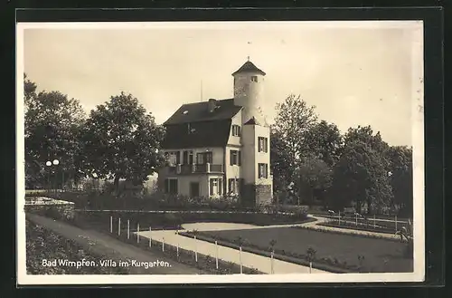 AK Bad Wimpfen, Villa im Kurgarten