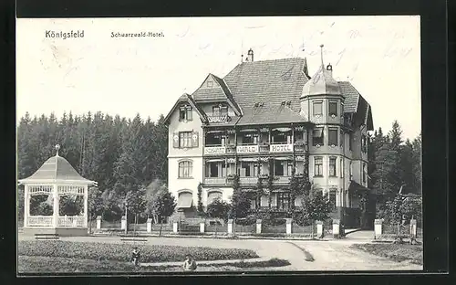 AK Königsfeld, Schwarzwald-Hotel